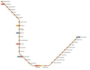 MRT Thomson East Line Map