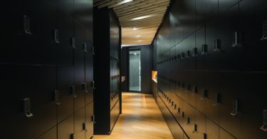 Lockers for staff to store personal belongings to replace the use of desk drawers